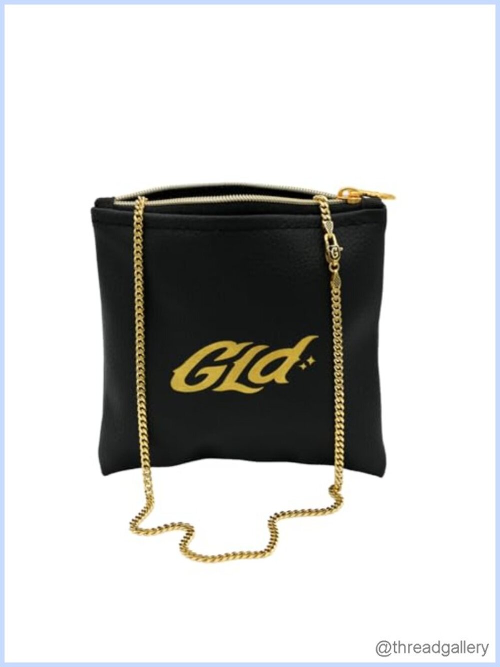 Gold Plated Cuban Link Chain Necklace 3mm 20in with Travel Pouch